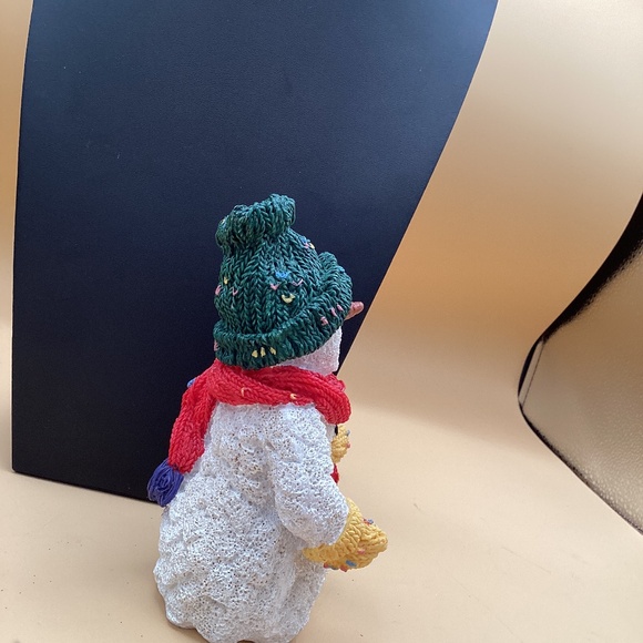 Glitter Snowman. 6 inches tall - Picture 3 of 3